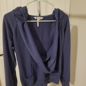 BCBG Generation Scooped Hooded Sweatshirt Size M